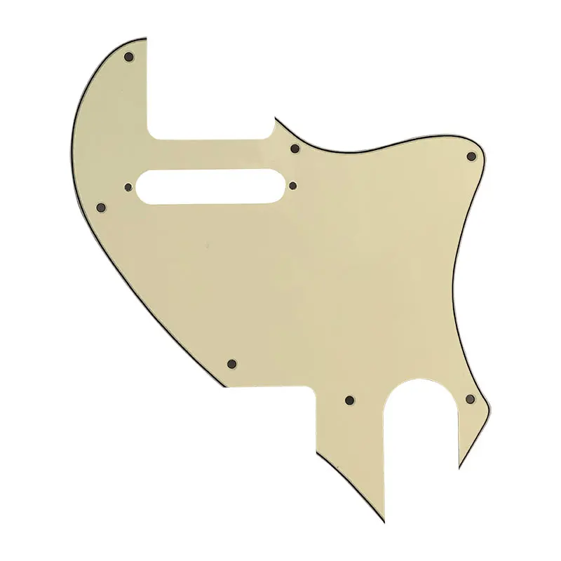 Запчасти для гитары Pleroo для US Telecaster Tele F hole Hybrid Guitar Pickguard Script Plate Tele конверсия пикап с крепежным отверстием