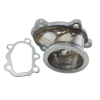 

New Stainless Steel Universal Accessories Turbo Flange Base Rustproof Auto Car With Gasket Weldable 5 Hole For T25 T28 GT25 GT28