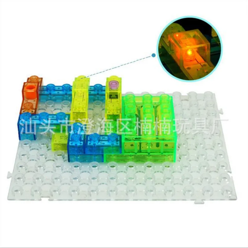 

395 Alternate Spelling Children'S Educational Physics Science Circuitry Creative Building Blocks Assembled Toys ysgo Power Build