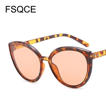 

Pink Sunglasses Women Cat Eye Brand Designer Vintage Trend Ladies Light Plastic Frame Colorful Sun glasses UV400 Big Sale