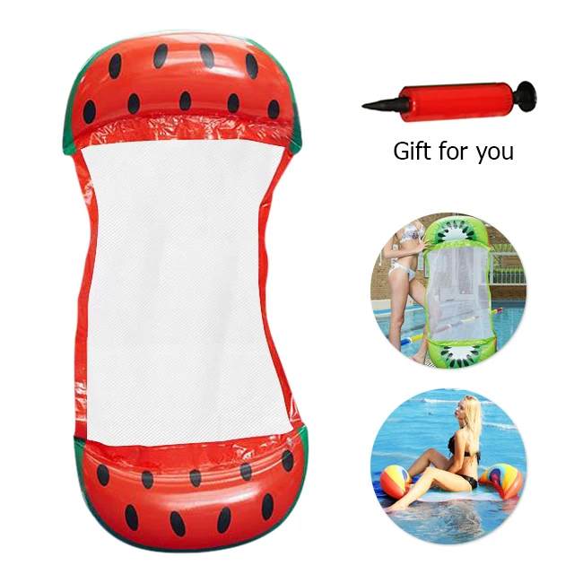 Summer Inflatable Floating Row Chair Pool Air Mattresses Beach Foldable
