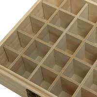 36/25 Slot Essential Oil Bottle Wooden Storage Box Case Aromatherapy