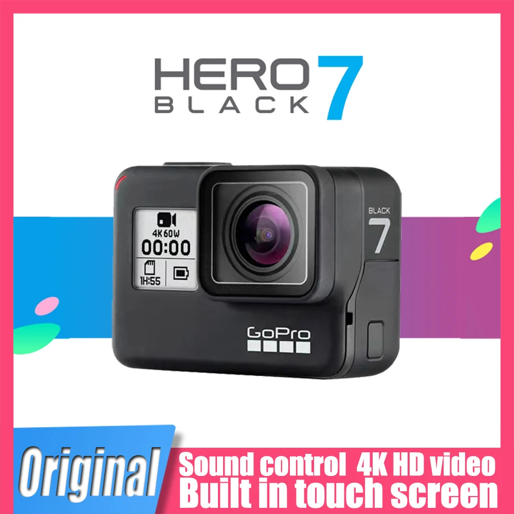 Original Gopro Hero 7 Black Special Bundle Action Camera Go Pro Hero7 ...