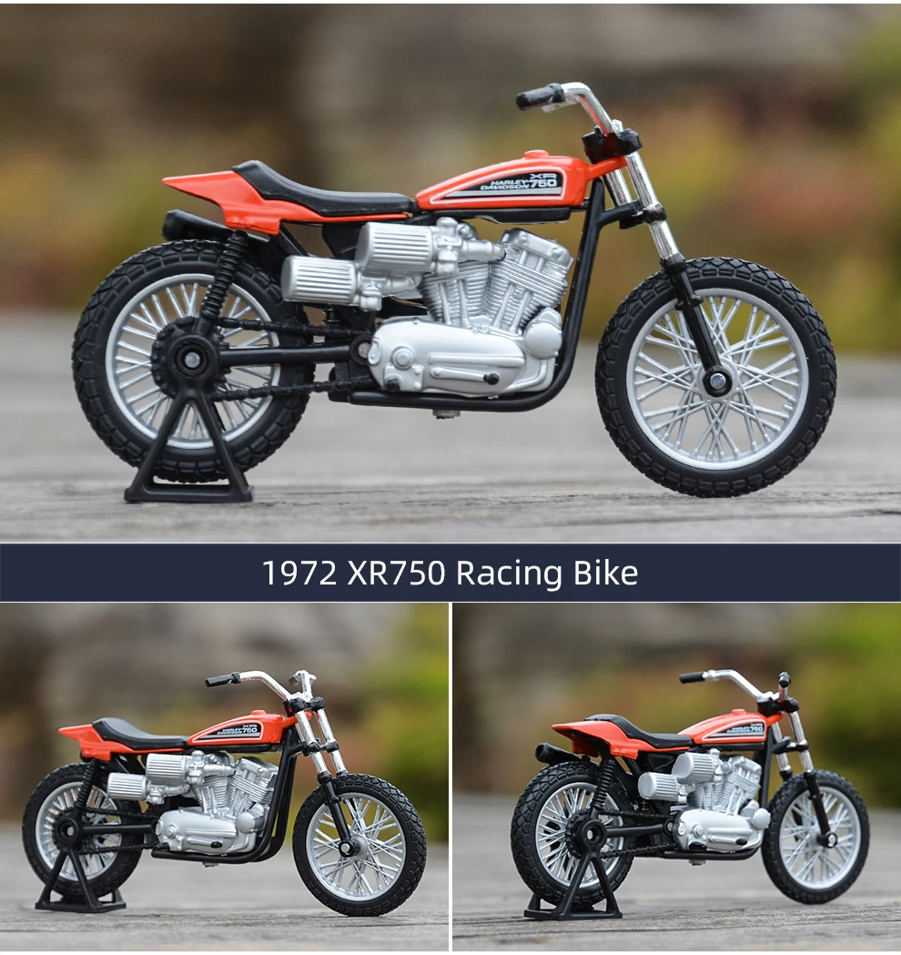 Maisto 1:18 1972 XR750 гоночный велосипед литой под давлением сплав модель мотоцикла Игрушка