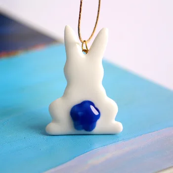 

Jindezhen Leveret Image Dark Gray White Porcelain Hand System Ceramics Necklace Ornaments Sen Woman Designer Real Person Ma Dou