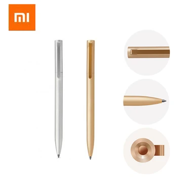 

Original Xiaomi Metal Sign Pens PREMEC Smooth Switzerland Refill 0.5mm Signing Pens Mi Aluminum Alloy Pens Black Ink With inks