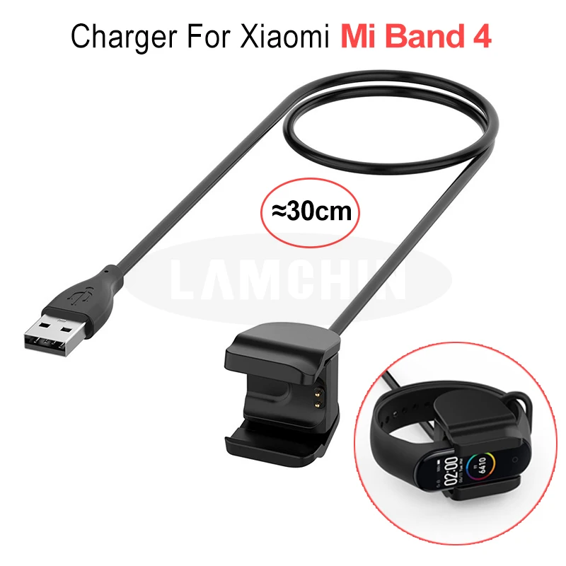 USB док-станция зарядный кабель для mi Band 2 3 4 сменный Шнур зарядное устройство адаптер умный браслет аксессуары для Xiaomi mi Band 2 3 4 - Цвет: For band 4