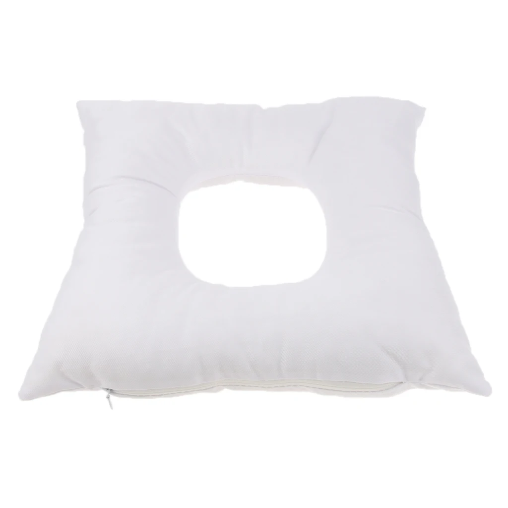 Washable Reusable Cover Massage Bed Table Face Down Rest Cradle Cushion Pillow for Spa Massage Beauty Salon