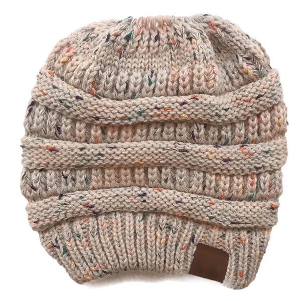 New Headwear Knitted Crochet Headband Turban Winter Ear Warmer Headwrap Elastic Hair Band for Women's Wide Hair Accessories - Цвет: beige with tag