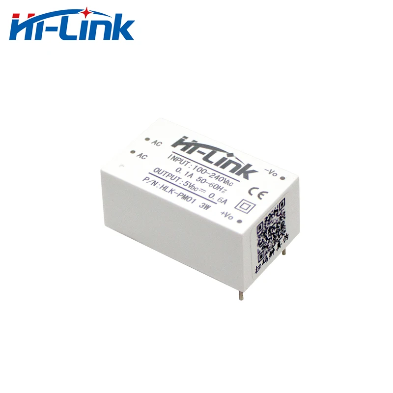 20 шт./лот HLK PM01 в белом цвете 220 5В 600mA AC/DC переключатель источника питания для