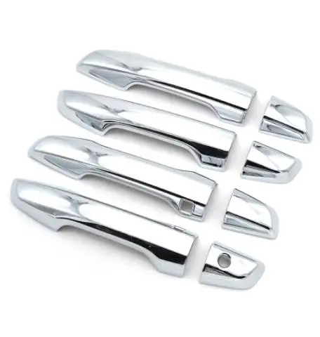For Honda CR-V CRV 5th Gen 2017-2019 Chrome Outer Door Handle Cover Catch Cap Smart Key Hole Trim Covers Molding Overlay Garnish |