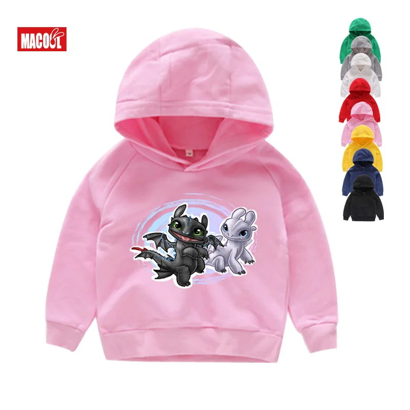 

kids Hoodies boys girls cool Pocket Toothless Cute Fashion How To Train Your Dragon Cartoon Clothes Hoodies Sweatshirts 3 6 Year