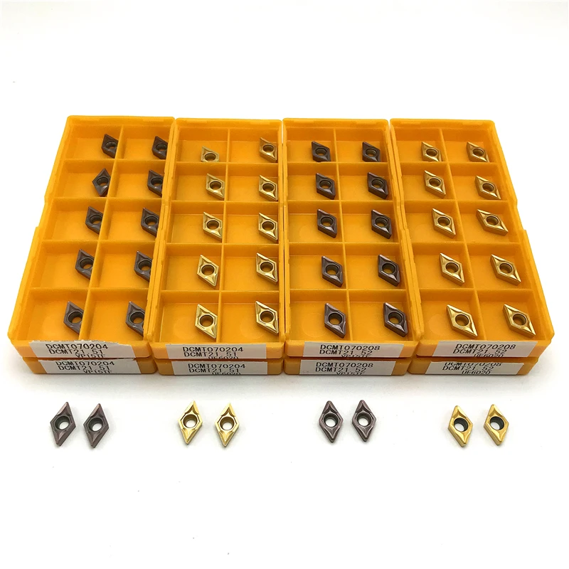 DCMT070204 DCMT070208 Carbide Inserts Internal Turning Tool CNC Turning Insert Cutting Lathe Tool turning tool