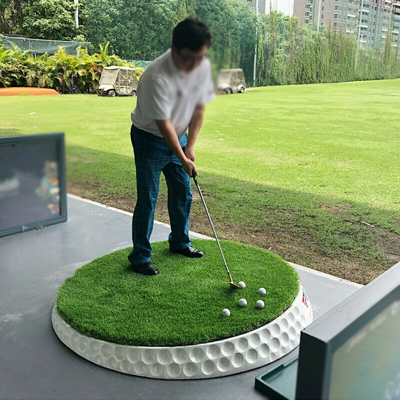 Новое поступление! PGM коврик для гольфа, регулируемый наклон, высокое качество, зеленая трава, дальность вождения, выделенный толстый Противоскользящий мяч, коврик для гольфа, аксессуары