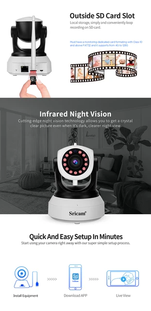 Sricam Sp007 Sricam Ip Camera Setup Record Sricam Download Video
