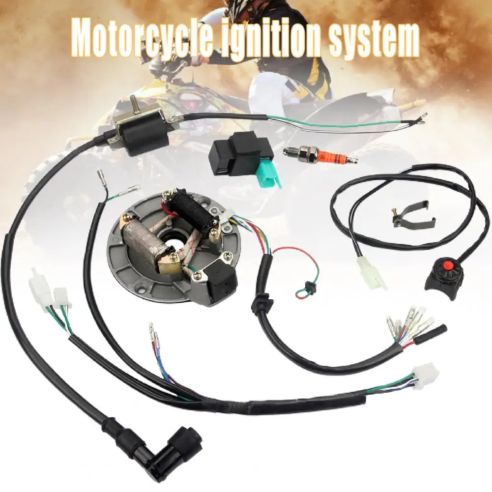 1 Satz Zünd stator hochfest aus gezeichnet einfach zu installierende Stator platte für 50cc 70cc 110cc 125cc 4-Takt Dirt Bike