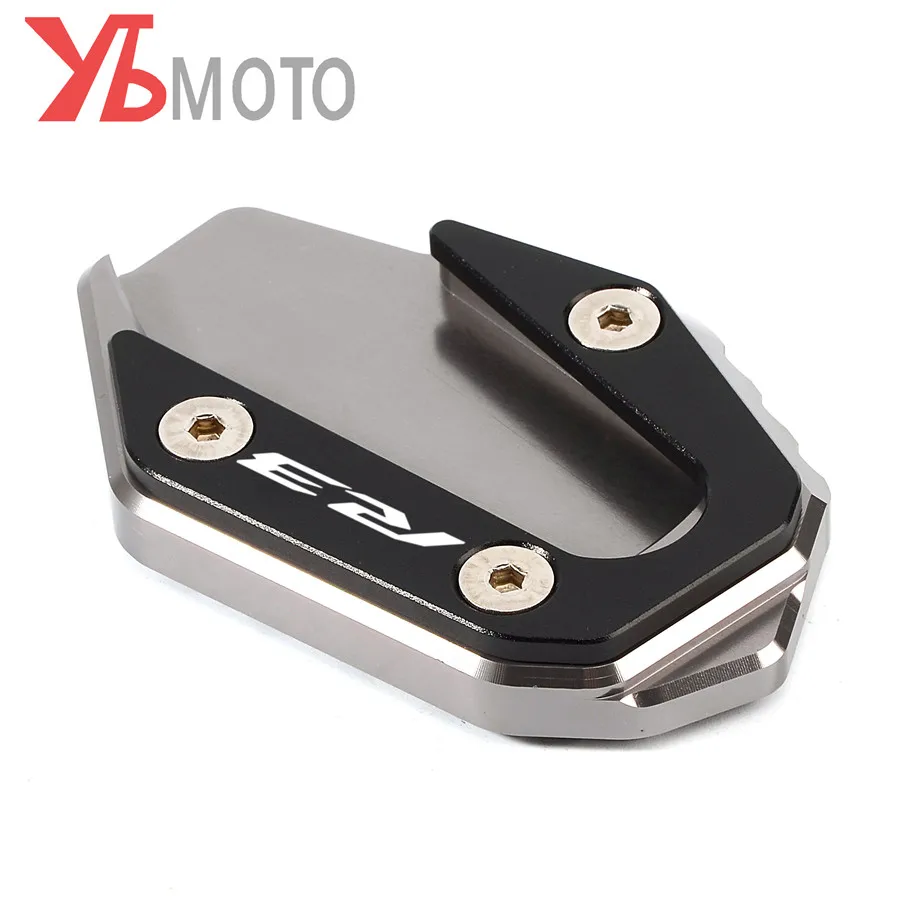 Подножка Sidestand стенд расширение площадка для увеличения для YAMAHA R3 YZF-R3- MT03 MT-03 аксессуары для мотоциклов - Цвет: Titanium-R3