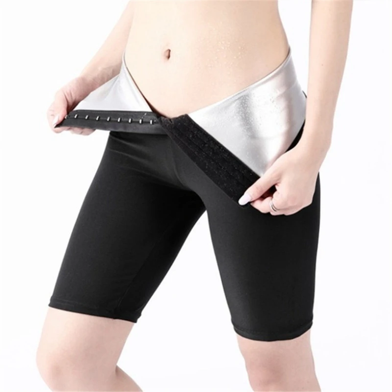 Womens Tummy Control Corset Leggings High Waist Heater Sauna Sweat Shorts Weight Loss Body Shaper Slimming Workout Fitness peach lift leggings Leggings