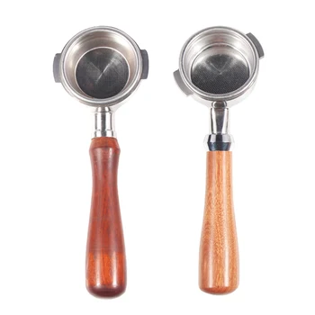 

58mm Bottomless Coffee Portafilter Professional Filtering Tools for Semi-automatic Coffee Machine 2 Optional