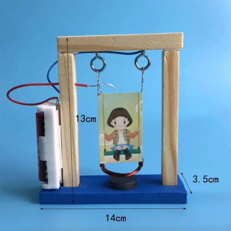 Saizhi Model Toy Diy Electric Swing Developing Intellectual STEM Science Toy Physics Experiments Birthday Gift SZ3260