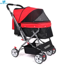 Коляска для домашних животных, коляска для собак, коляска для домашних животных, двухходовая четырехколесная коляска для кошек и собак, многофункциональная коляска