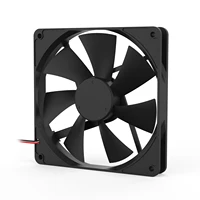 YOUNUON DC 140MM 5V 12V 24V 2PIN USB 140x140x25mm double boule PC boîtier sans brosse ventilateur de refroidissement 14025 14CM CPU armoire refroidisseur ventilateur 4