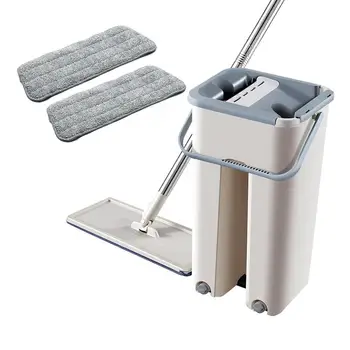 

Lazy Man No Hand Wash Flat Mop Microfiber Scraper Mop Net Red Shake Sound Mop Ultrafine Fiber Mop