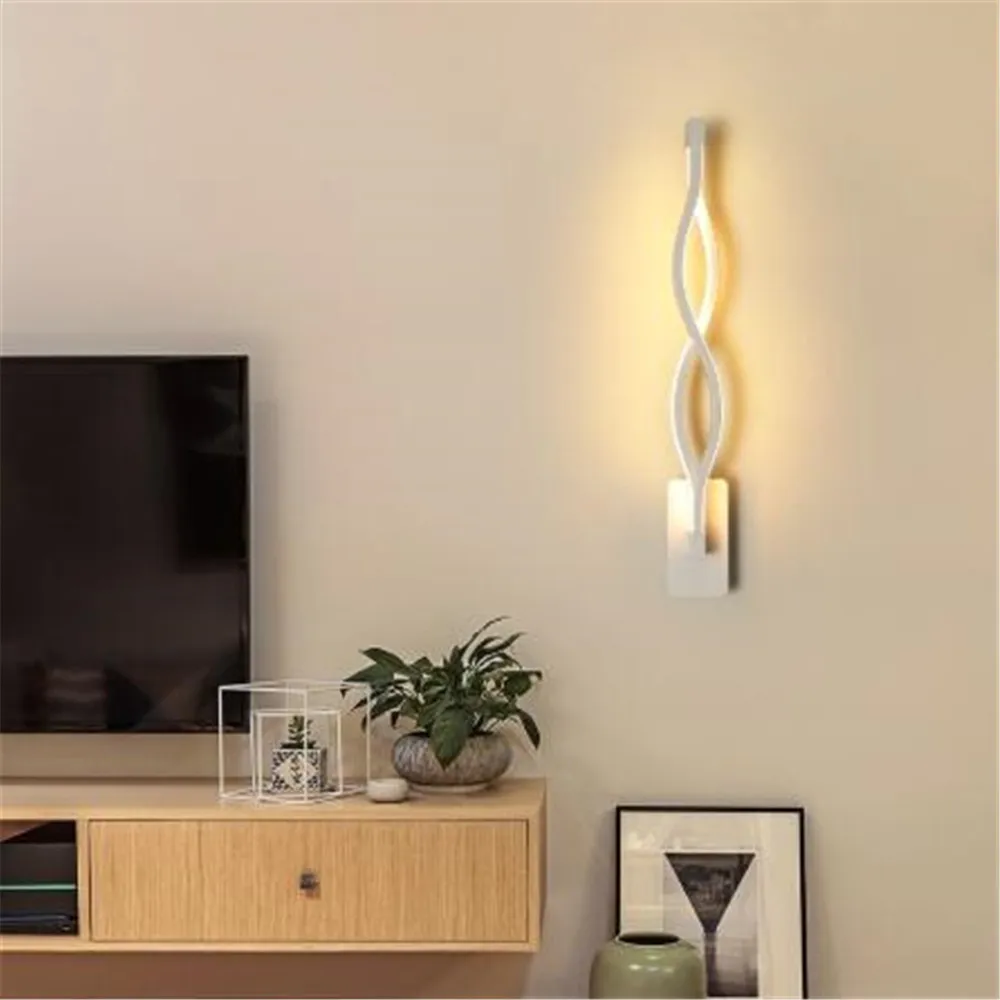 Flower Leaf Shape Wall Lamp 18W 36 LED Wall Lights Rail project Square LED Bedroom Wall Lamps Home Decor Night Light