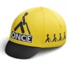 Retro ONCE Cycling Caps PINK/Yellow/White Bike Hat One Size Fits Most 4
