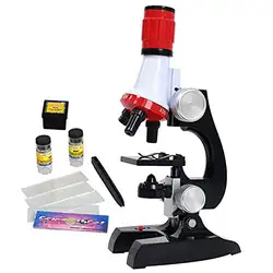 Детский микроскоп 1200 раз комплект научный эксперимент учебных пособий набор юного ученого детская Пособия по биологии обучающий микроскоп