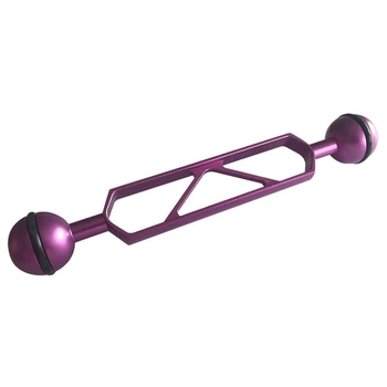 

HOT-6 Inch Aluminum Alloy Extension Arm Underwater Camera Light Arm Flashlight Double Ball Head Light Arm Diving Photography Sta