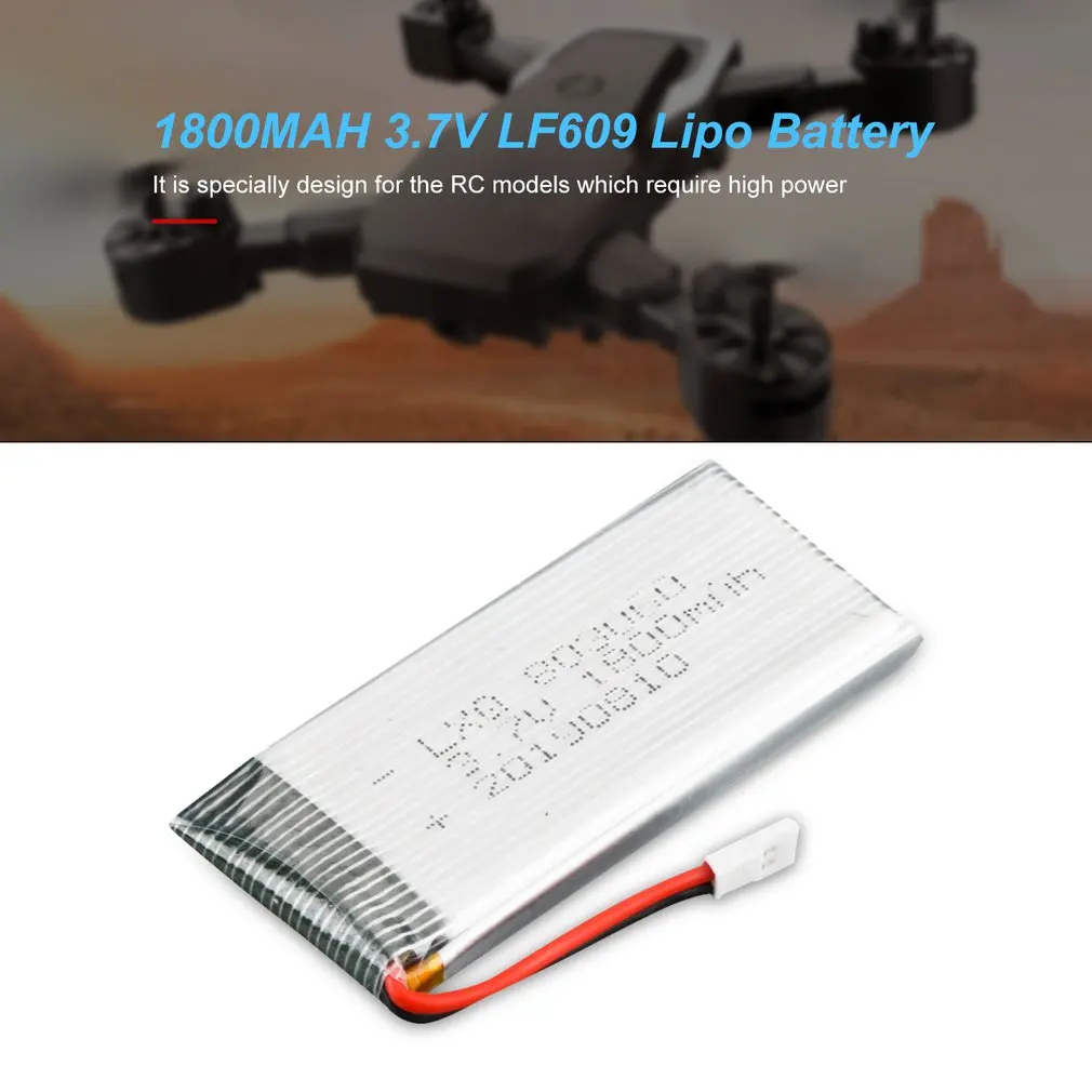 3,7 V 1800mah липо батарея замена перезаряжаемые батареи для LF609 FPV RC Дрон запасные части Аксессуары