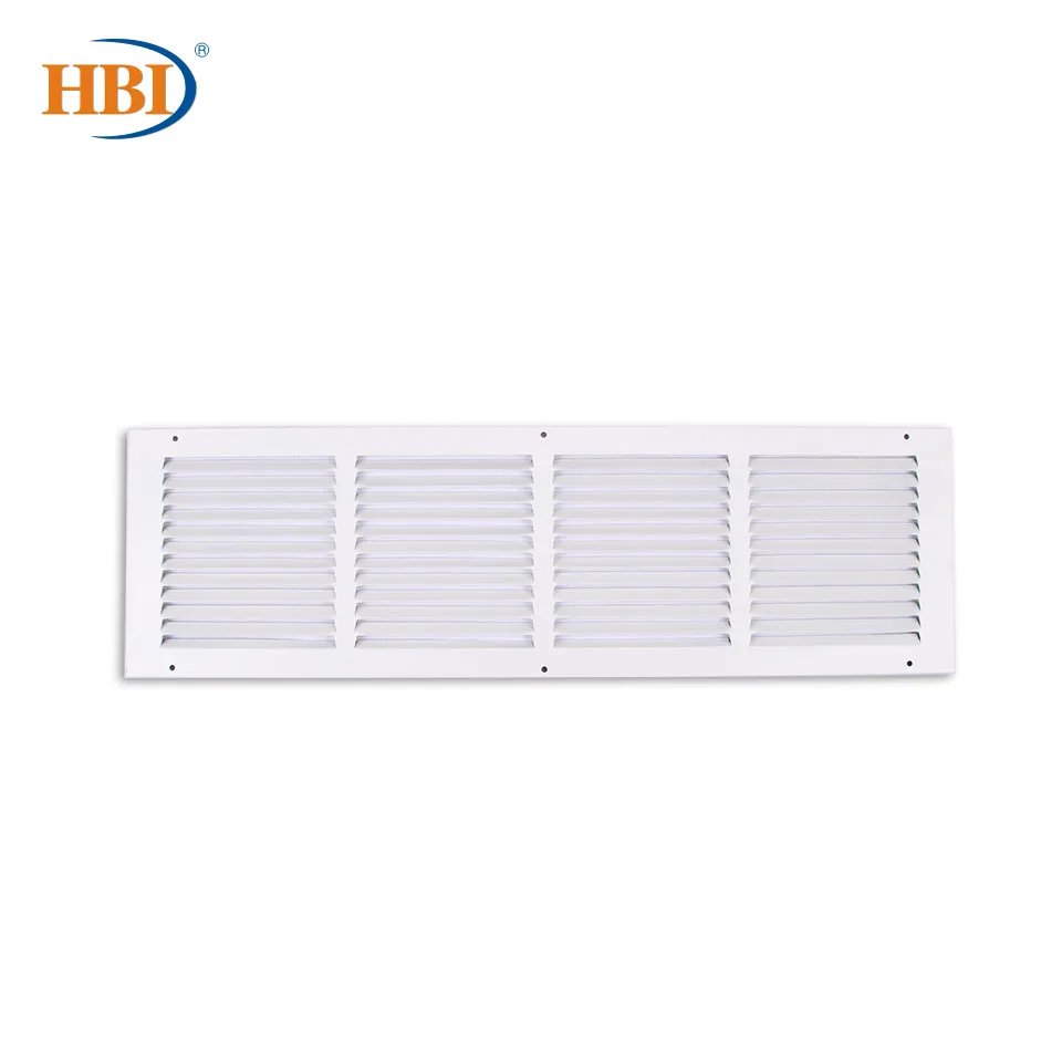 

HBI 10PCS W24"xH6" Steel White Finished Return Air Grilles Ceiling Air Vent Ceiling Duct Cover Air Register Ventilation Grilles
