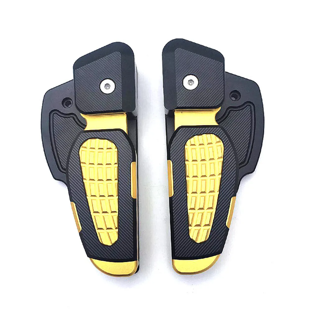 golden Motorcycle Accessories Adapter foot pedal passenger extension extended pedal For piaggio vespa Primavera Sprint 150 ABS - Цвет: golden