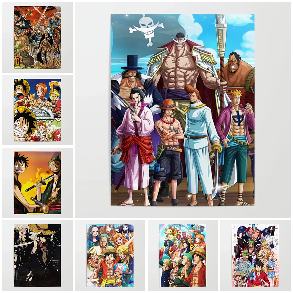 Hd In Canvas Nghệ Thuật Treo Tường Râu Trắng Tranh One Piece Mô Đun Hình Ảnh  Trang Trí Nhà Anime Poster Phòng Khách Khuôn Khổ|Painting & Calligraphy| -  Aliexpress