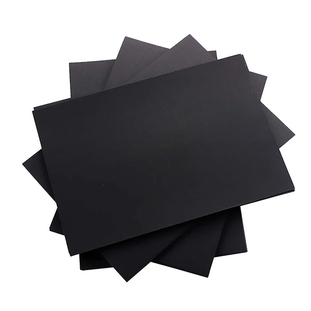 30 unidades por bolsa de cartulina negra lisa, tarjeta de papel A4 350gsm,  papel para álbum de recortes DIY, paquete de papel, almohadilla de fondo  artesanal - AliExpress