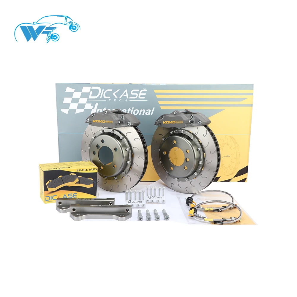 

KOKO RACING new auto part designer brake system wt5040 caliper brake 4 pot 330*28mm disc front 17 inches for Skoda Superb 2018