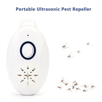 

Portable Wide Coverage Pest Repeller Control Anti Mosquito Insect Ultrasonic Rodent Mouse Automatic Scanning Repellent Defender