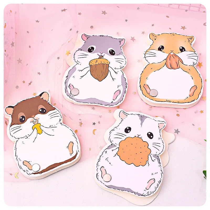 Милый портативный вращающийся блокнот для хомяков школьные и офисные