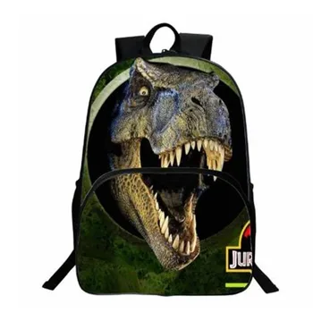 

16-inch women Teenager Monster Bag For Boys School Bag Girls Cool Dinosaur Backpack For Children Animal Printing Backpack Kids