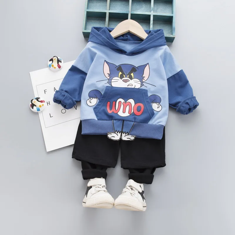 

Kids Clothing Set 2020 Spring New Hooded Tracksuit for Kids Boy Toddler Outfit Infant Baby Girl Clothes Set for 1 2 3 4 Year