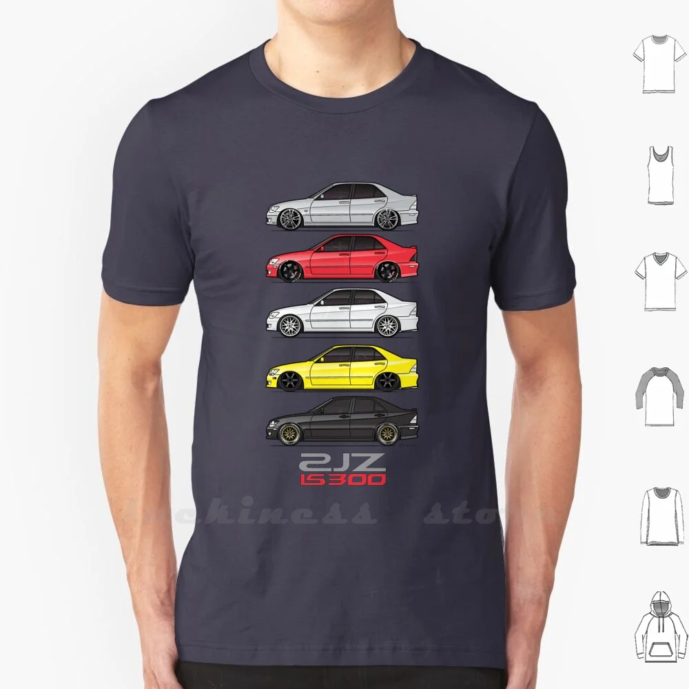 Футболка Five Is300 хлопковая для Lexus Is200 200 300 1999 99 2000 00 2001 01 2002 02 2003 03 2004 04 2005 05 Altezza 2Jz |