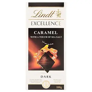 

Chocolat Lindt Excellence foncé - Caramel et sel de mer (100g) - Paquet de 6