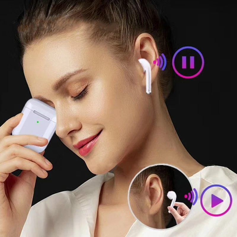 Оригинальный i50000 Tws Матовый Черный Супер копия 1:1 Air 2 1536U чип H1 W1 Bluetooth наушники