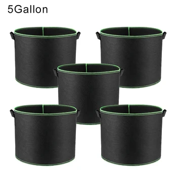 

3-7 Gallon Potato Plant Growing Bag Strawberry Aeration Seedling Pots Gardening Tools Foldable Non Wovens Loose Soil Breathable