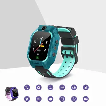

Children Electronic Clock Call Answer Smart Watch Internet Android IOS Flake Touch Phone SIM LBS GPS Smartwatch Tracker Russian