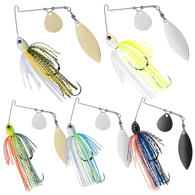 Double Spinner Fishing Lures, Double Spinner Bait Fishing