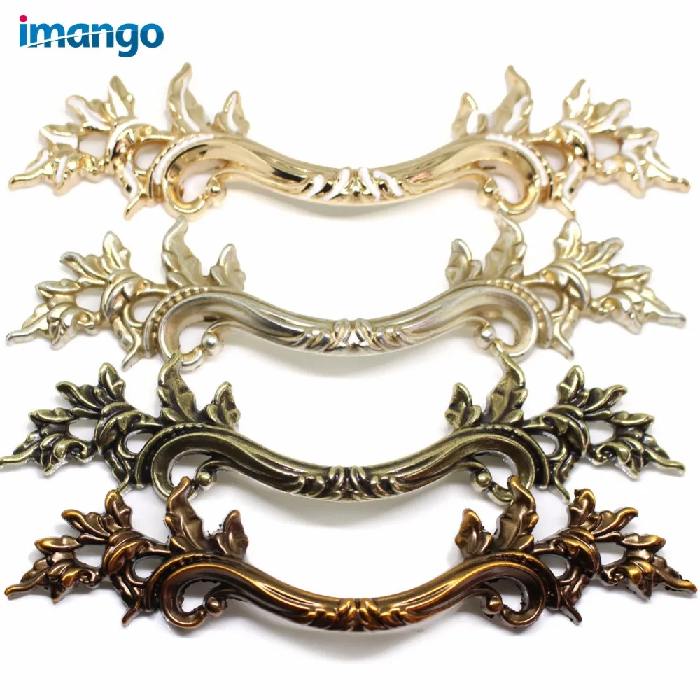 

Vintage Handles Pulls for Cabinet Door Dresser Cupboard Closet Drawer Furniture Bronze European Style Classic Antique Pattern