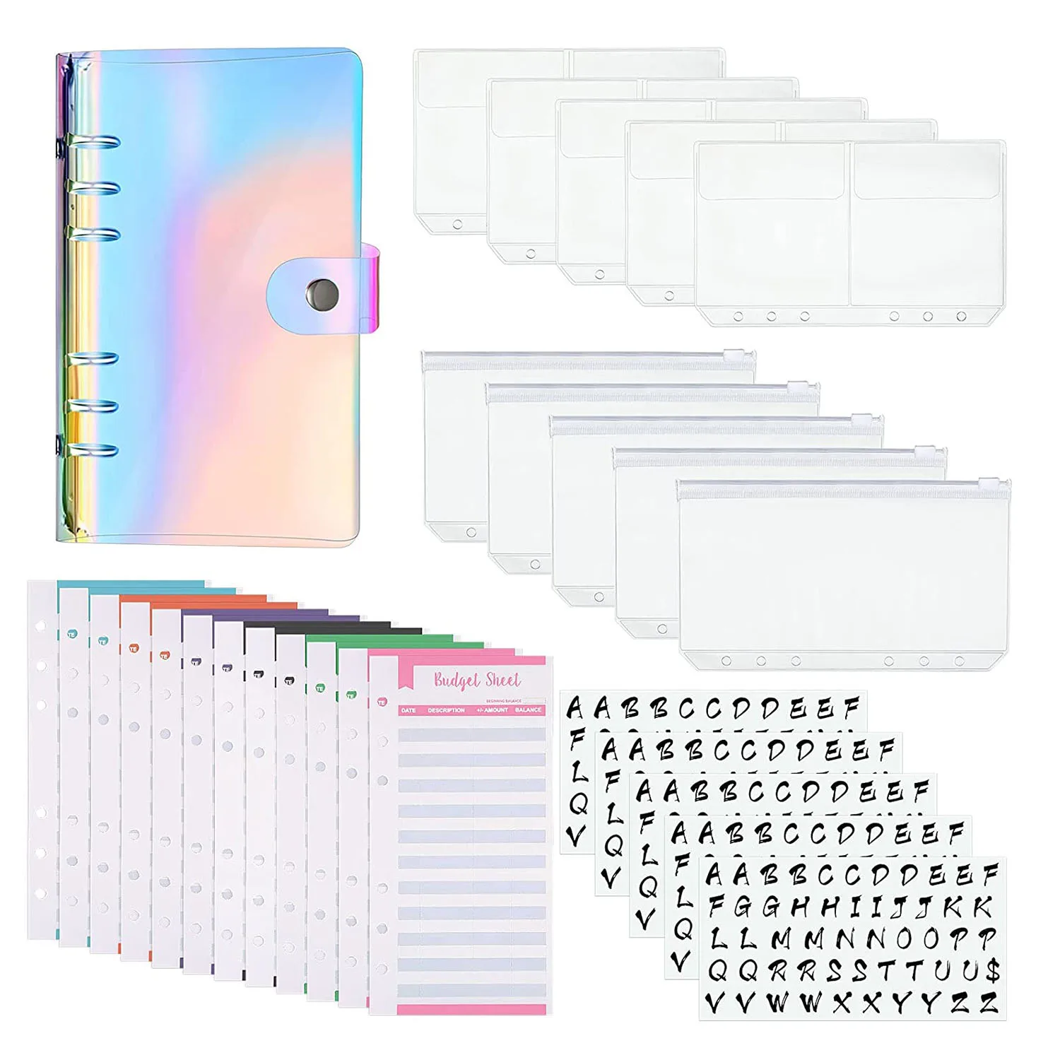 Generic Classeur organisateur argent, planner budget format A6