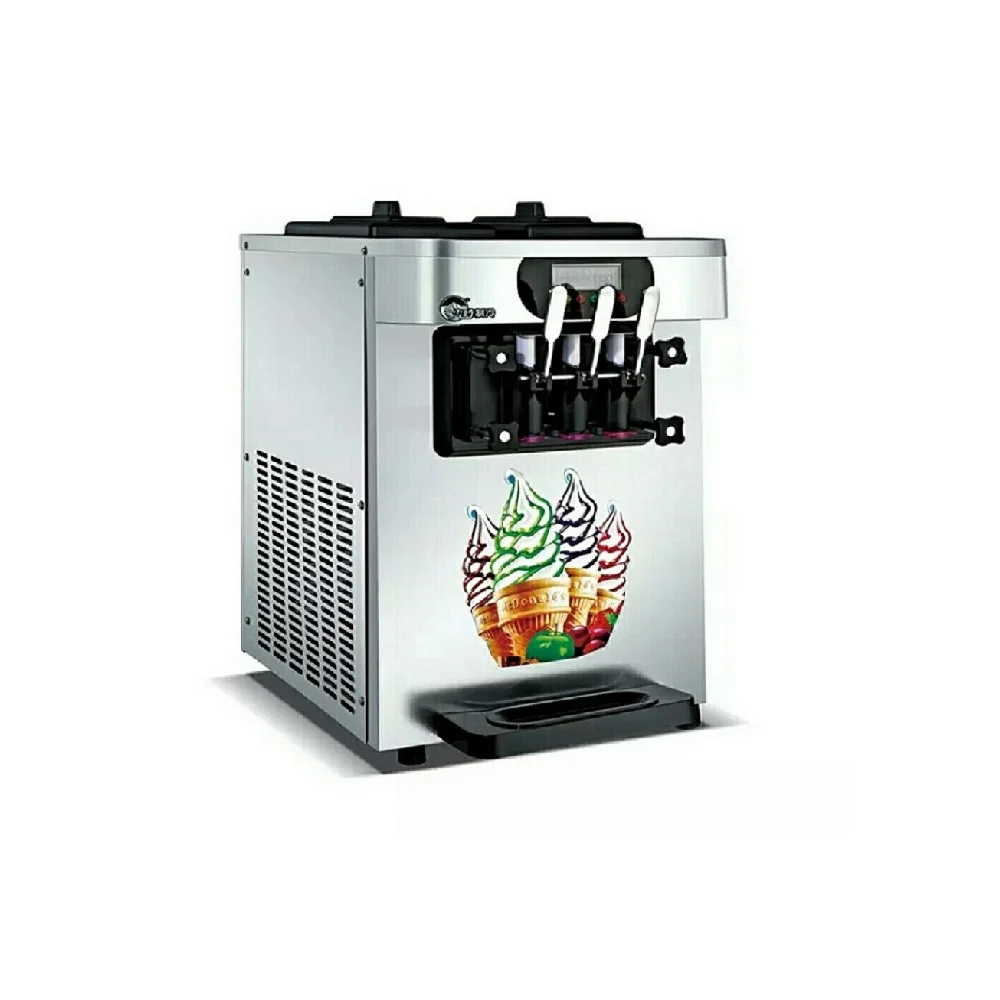 Free Shipping 18l/h Soft Ice Cream Machine Commercial Ice Cream Maker